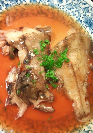 きつねがれいの煮付け-レシピのメイン写真
