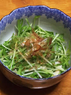 簡単一品 ササミと水菜のヘルシーおかず-レシピのメイン写真