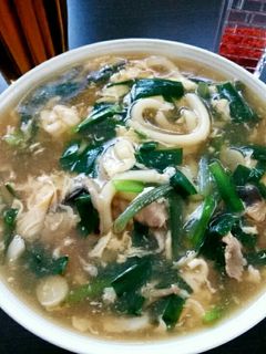 ニラ玉餡掛けうどん-レシピのメイン写真