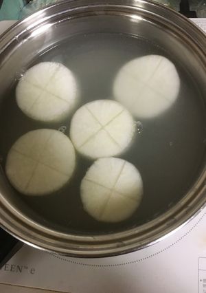 煮物にする大根の下処理-レシピのメイン写真