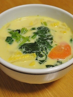 白菜の豆乳カレースープ-レシピのメイン写真