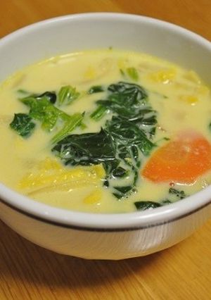白菜の豆乳カレースープ-レシピのメイン写真