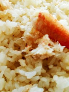 カニピラフ風炊き込みご飯⭐鍋で炊く旨さ-レシピのメイン写真