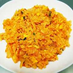 A picture of 自家製キムチチャーハン.
