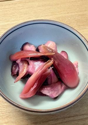 茗荷とナスの甘酢漬け-レシピのメイン写真