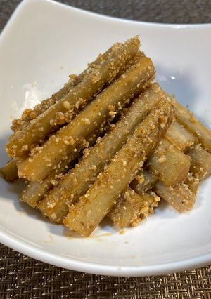 ごぼう1本で出来る簡単胡麻和え-レシピのメイン写真