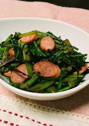 カブの葉の塩こんぶ炒め☆-レシピのメイン写真