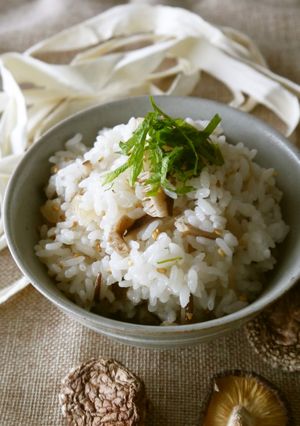 干ぴょうと椎茸の混ぜご飯（精進料理）-レシピのメイン写真