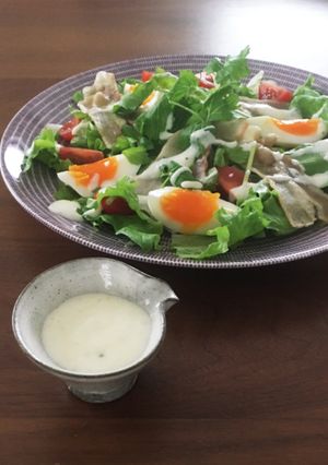 ヨーグルトのシーザーサラダ風ドレッシング-レシピのメイン写真
