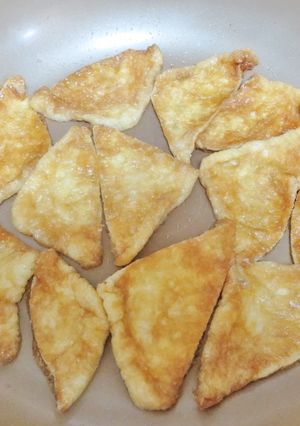 鍋やきつねうどんにも☆味付け手作り油揚げ-レシピのメイン写真