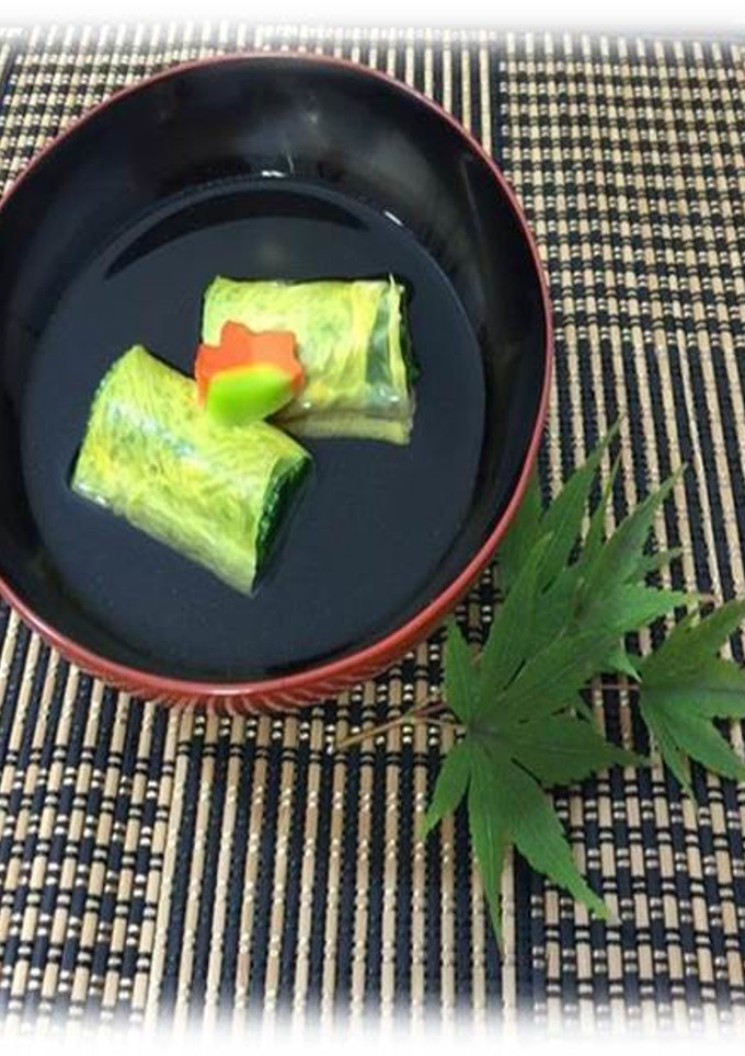 【学生提案】湯葉とほうれん草のお吸い物-レシピのメイン写真
