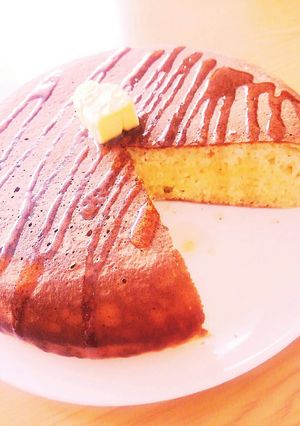 ホットケーキをふわふわに-レシピのメイン写真