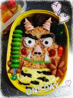 キャラ弁!!!節分!鬼さん-レシピのメイン写真