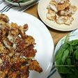 鶏むね肉のガーリック照り焼き