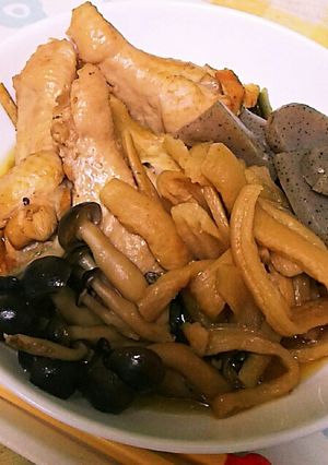 鶏手羽と切り干し大根の飴煮-レシピのメイン写真