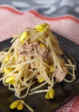 小野川豆もやしの炒め物-レシピのメイン写真