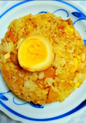 鶏チャーシュー de チャーハン-レシピのメイン写真