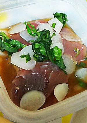 かつおの甘酢らっきょう和え-レシピのメイン写真