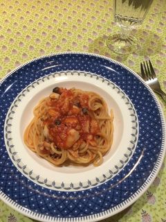 生たらとしめじのトマトソーススパゲティ-レシピのメイン写真