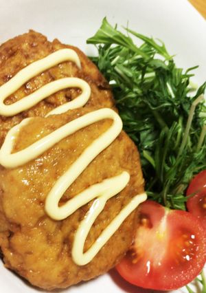節約♡簡単鶏つくねハンバーグ♡-レシピのメイン写真