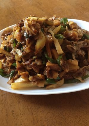 簡単！筍がなくてもジャガイモで青椒肉絲-レシピのメイン写真