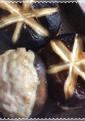 シイタケの肉詰め（鶏）-レシピのメイン写真