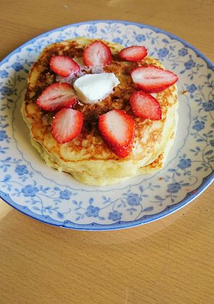HMで、卵なし！牛乳なし！ホットケーキ-レシピのメイン写真