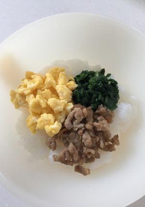 ❤︎離乳食後期❤︎目でも楽しい３色お粥-レシピのメイン写真