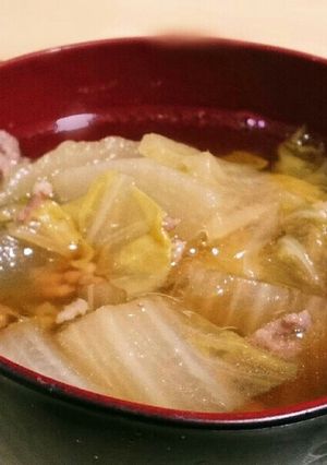 白菜・大根の大量消費!スープの様な煮物♪-レシピのメイン写真