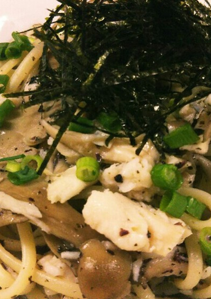 キノコとゆかりの和風パスタ-レシピのメイン写真