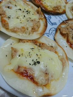 餃子の皮で✨ピザ風かりかり焼き-レシピのメイン写真