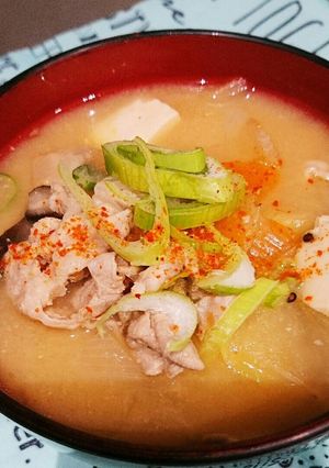 大人気！我が家の豚汁＊ひと手間で絶品な味-レシピのメイン写真