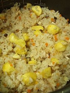 栗入り炊き込みご飯♪-レシピのメイン写真