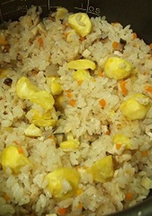 栗入り炊き込みご飯♪-レシピのメイン写真