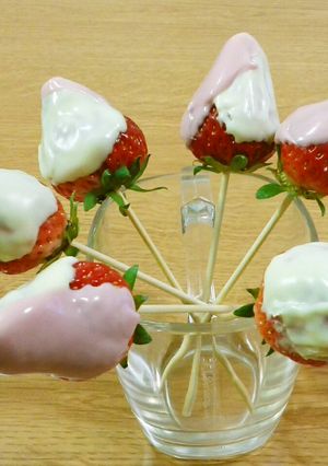 いちごチョコ♡ホワイト・ストロベリー-レシピのメイン写真
