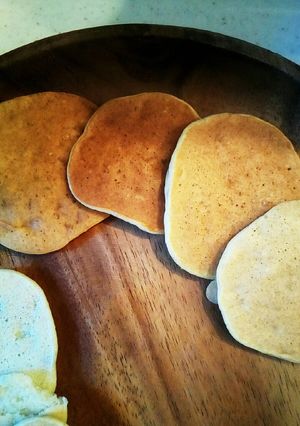 離乳食 バナナパンケーキ風-レシピのメイン写真