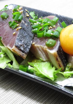 プロの味！鰹のタタキ！-レシピのメイン写真