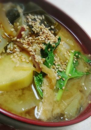 まごわやさしい！味噌汁！-レシピのメイン写真