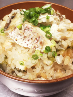真鯛とあおさの炊き込みご飯-レシピのメイン写真