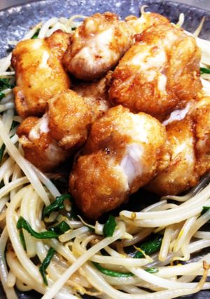 コラーゲンたっぷり♡かすべホッペ唐揚げ✨-レシピのメイン写真
