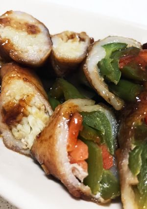 節約☆豚肉の野菜巻き-レシピのメイン写真
