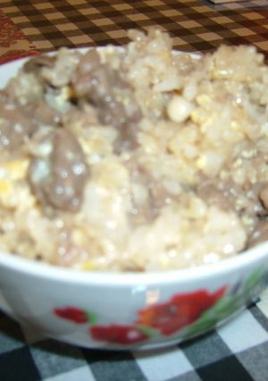 お弁当にも　楽々♪牛肉とエノキの混ぜご飯-レシピのメイン写真