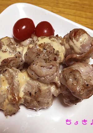 熱々に気をつけて！　アイコの豚肉巻き-レシピのメイン写真