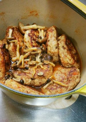 ﾍﾙｼｰ煮込み豆腐ﾊﾝﾊﾞｰｸﾞ-レシピのメイン写真
