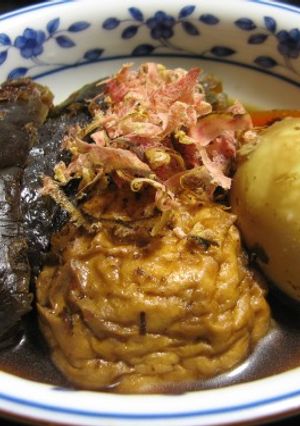 魚河岸あげとなすの煮物-レシピのメイン写真