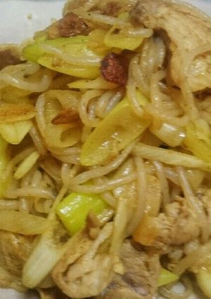 糸こんにゃくと豚肉のカレー炒め-レシピのメイン写真