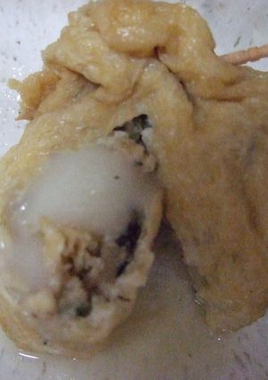 鶏つくね入りもちきんちゃく♪-レシピのメイン写真