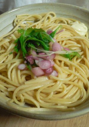 水菜・ラディッシュのパスタサラダ-レシピのメイン写真