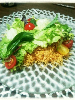 パリパリ麺で皿うどん風⭐サラダ⭐-レシピのメイン写真