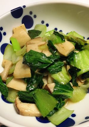 野菜を食べよう！簡単すぎる青菜炒め-レシピのメイン写真
